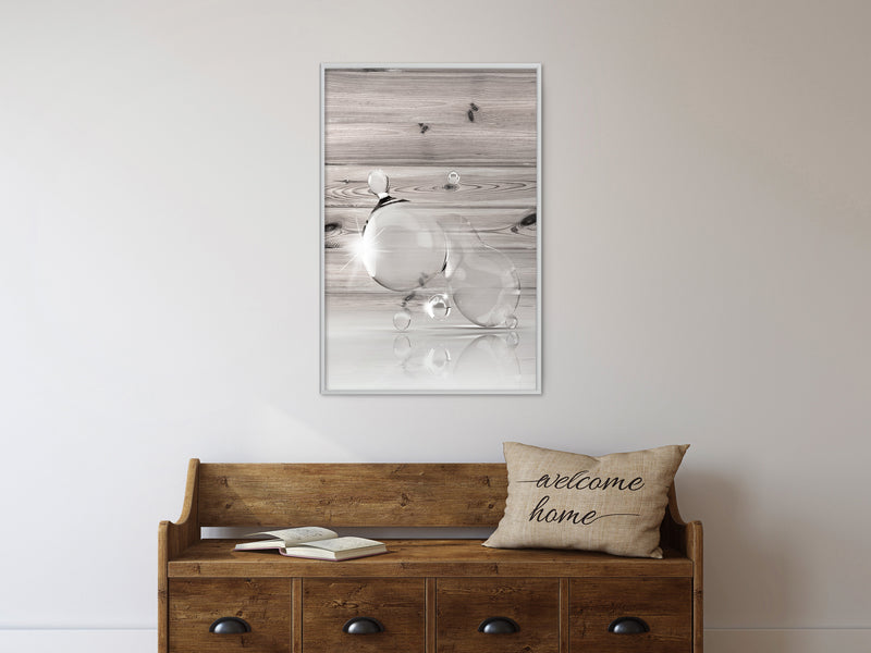 Poster - Joined Bubbles  - wit