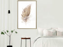 Poster - Lost Feather (Beige)  - goud