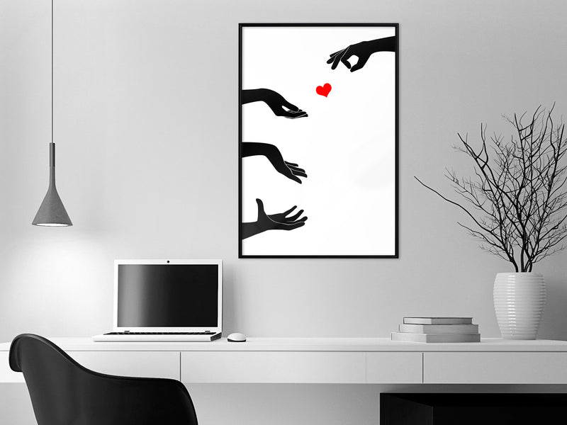 Poster - Playing With Love  - zwart