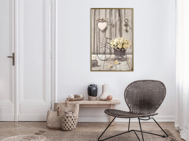 Poster - Retro Style  - goud