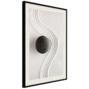 Poster - Zen Garden  - zwart passepartout