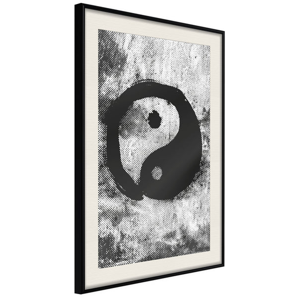 Poster - Complementarity of Opposites  - zwart passepartout
