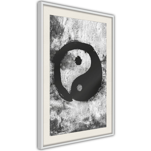 Poster - Complementarity of Opposites  - wit passepartout