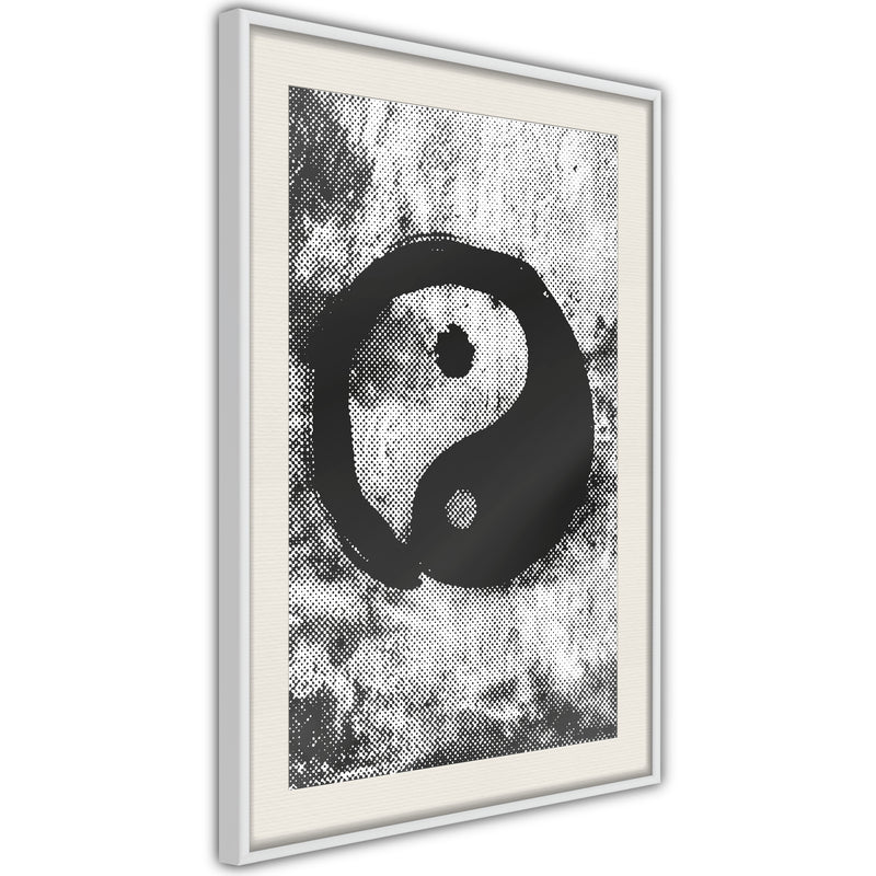 Poster - Complementarity of Opposites  - wit passepartout