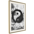 Poster - Complementarity of Opposites  - goud passepartout