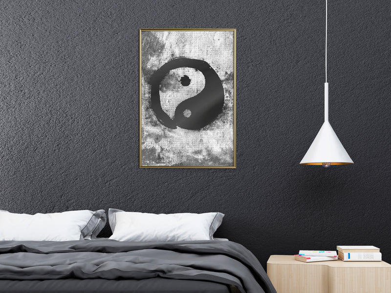 Poster - Complementarity of Opposites  - goud